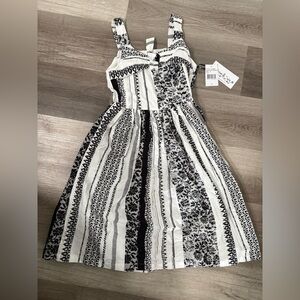 Black and White Kids Dress